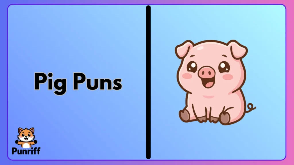 Funny Farm Pig Puns
