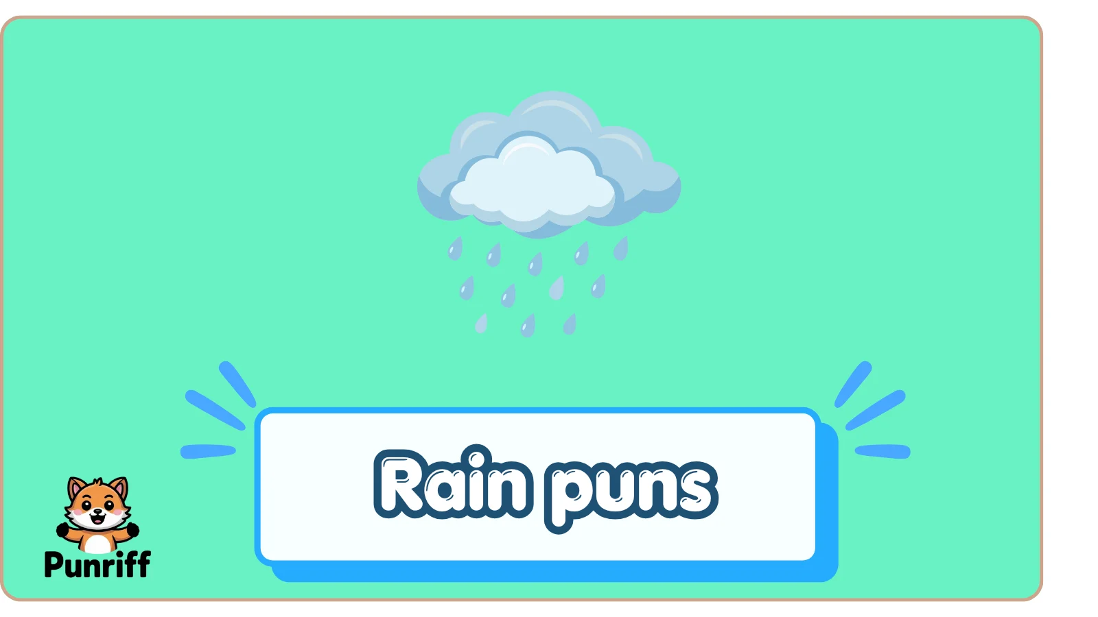Rain puns