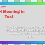 TBH Meaning in Text