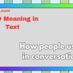 WYD Meaning in Text