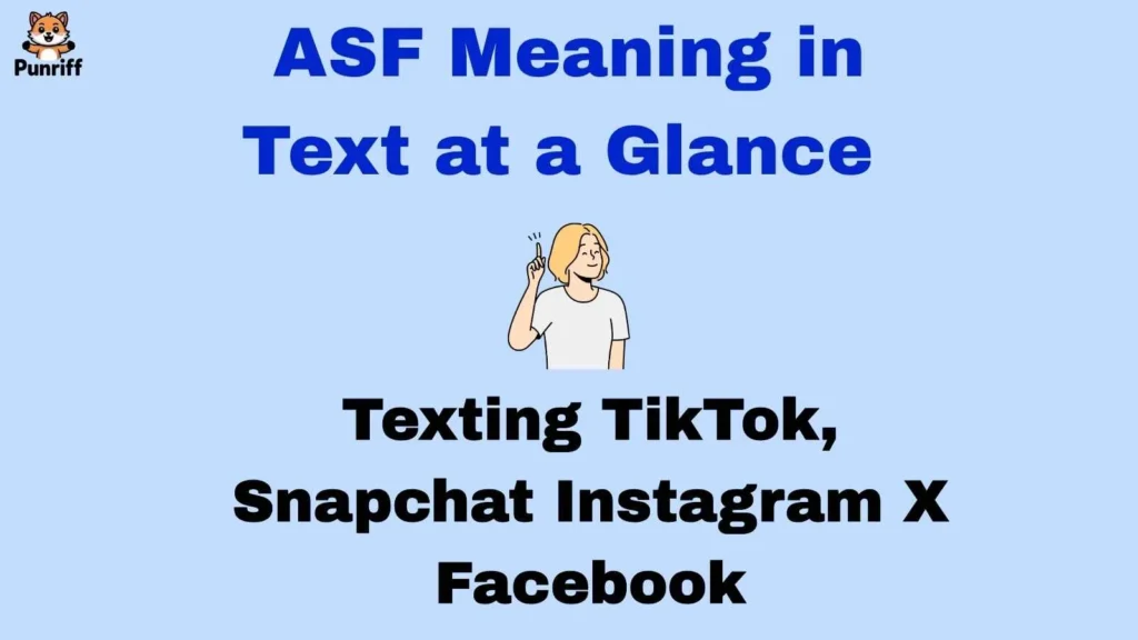 ASF Meaning in Text at a Glance 