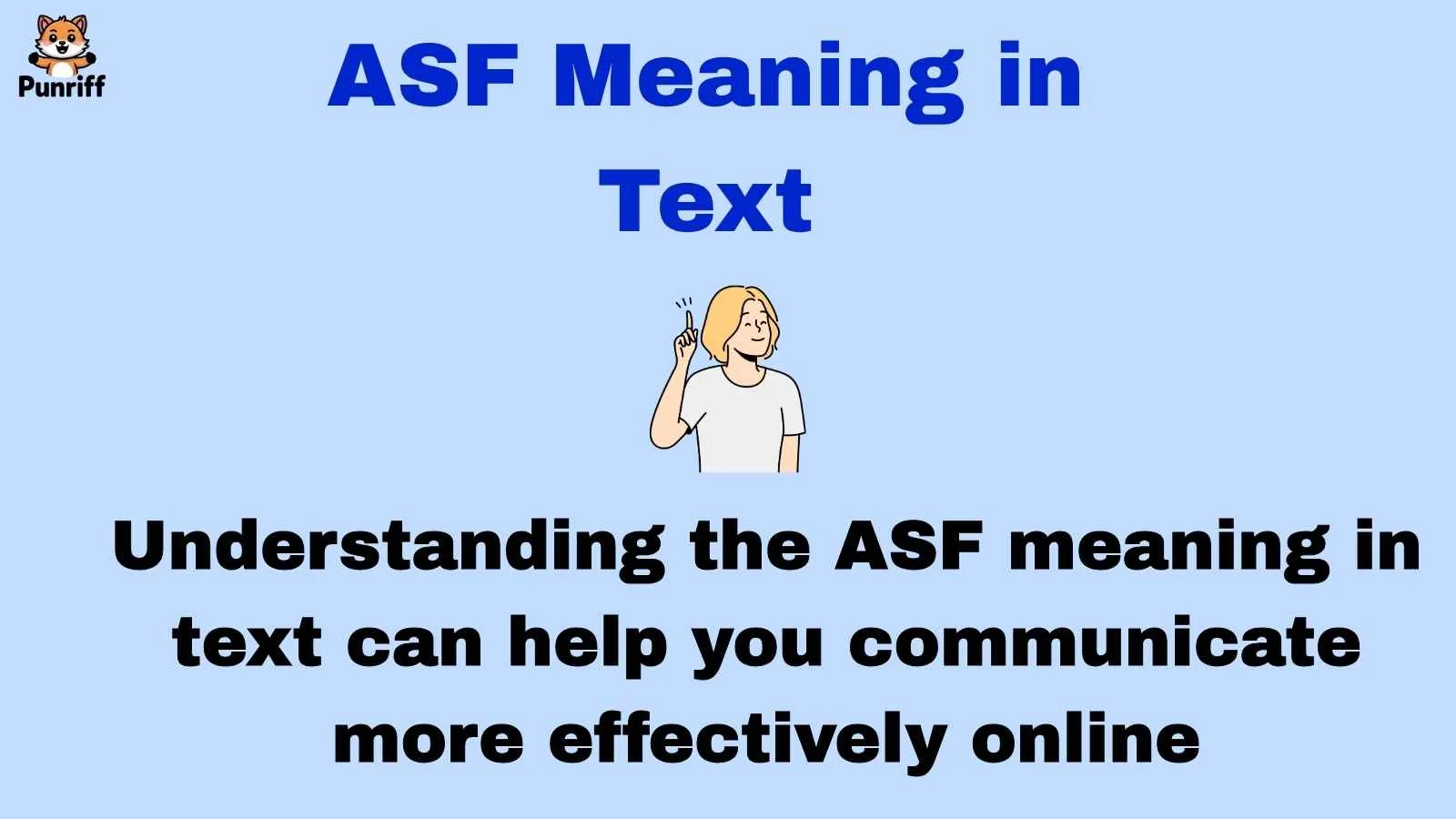 ASF Meaning in Text