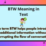 BTW Meaning in Text