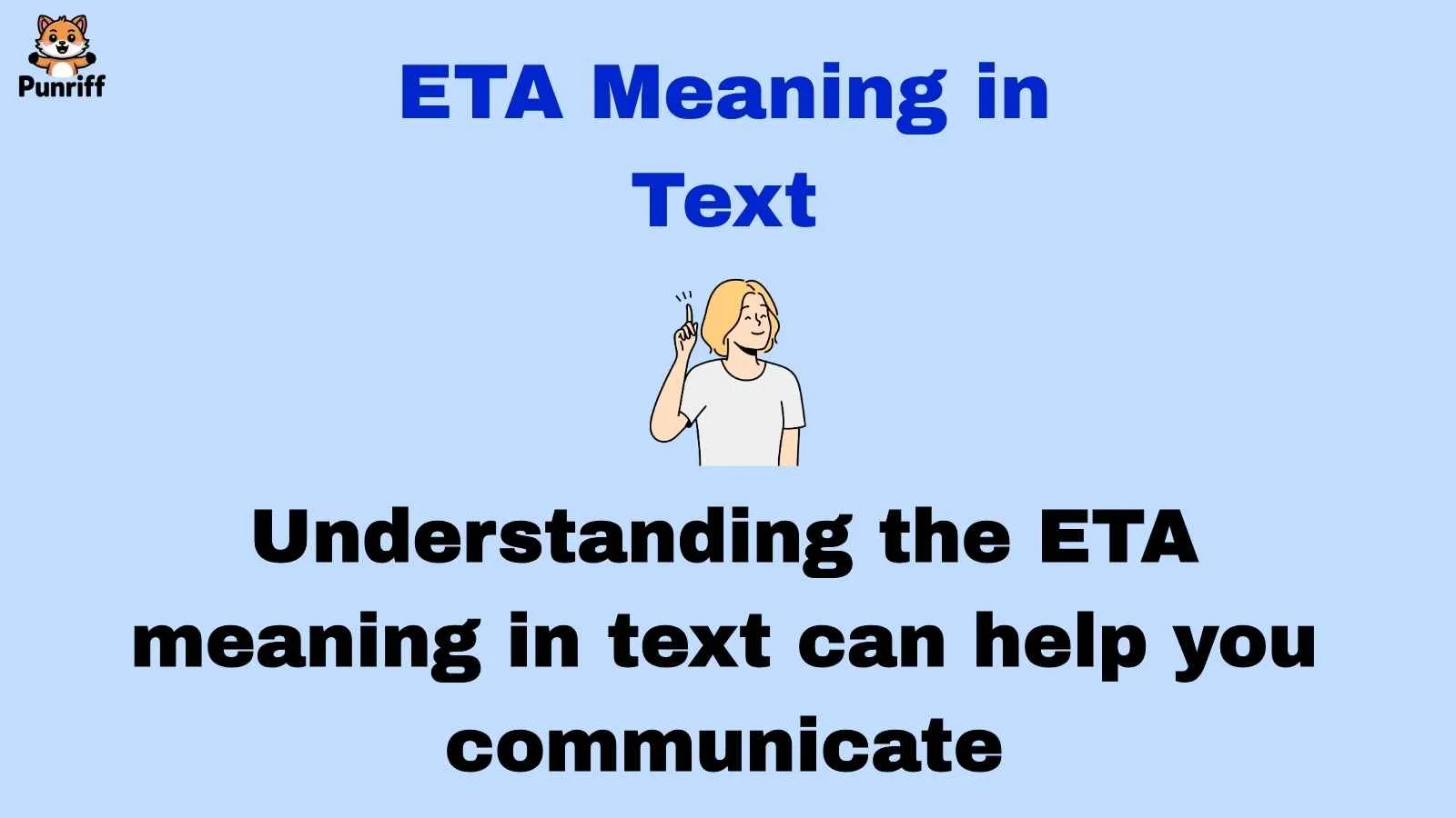 ETA Meaning in Text