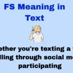 FS Meaning in Text