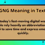 GNG Meaning in Text