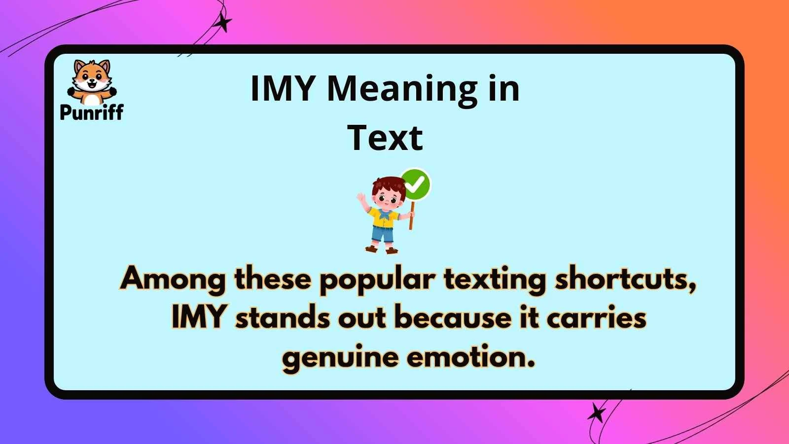 IMY Meaning in Text