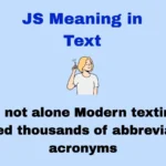 JS Meaning in Text