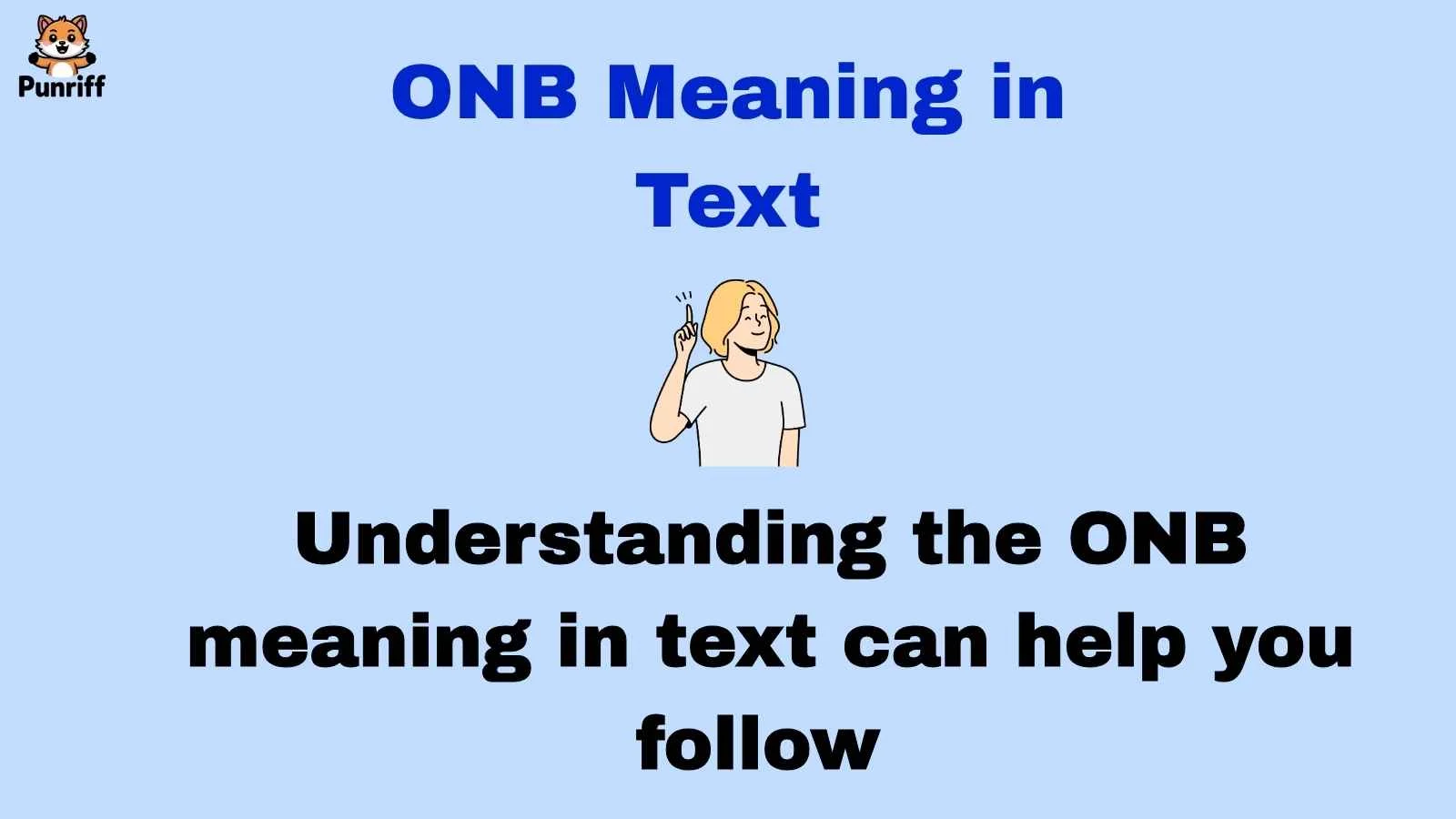 ONB Meaning in Text