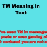 TM Meaning in Text