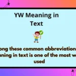 YW Meaning in Text